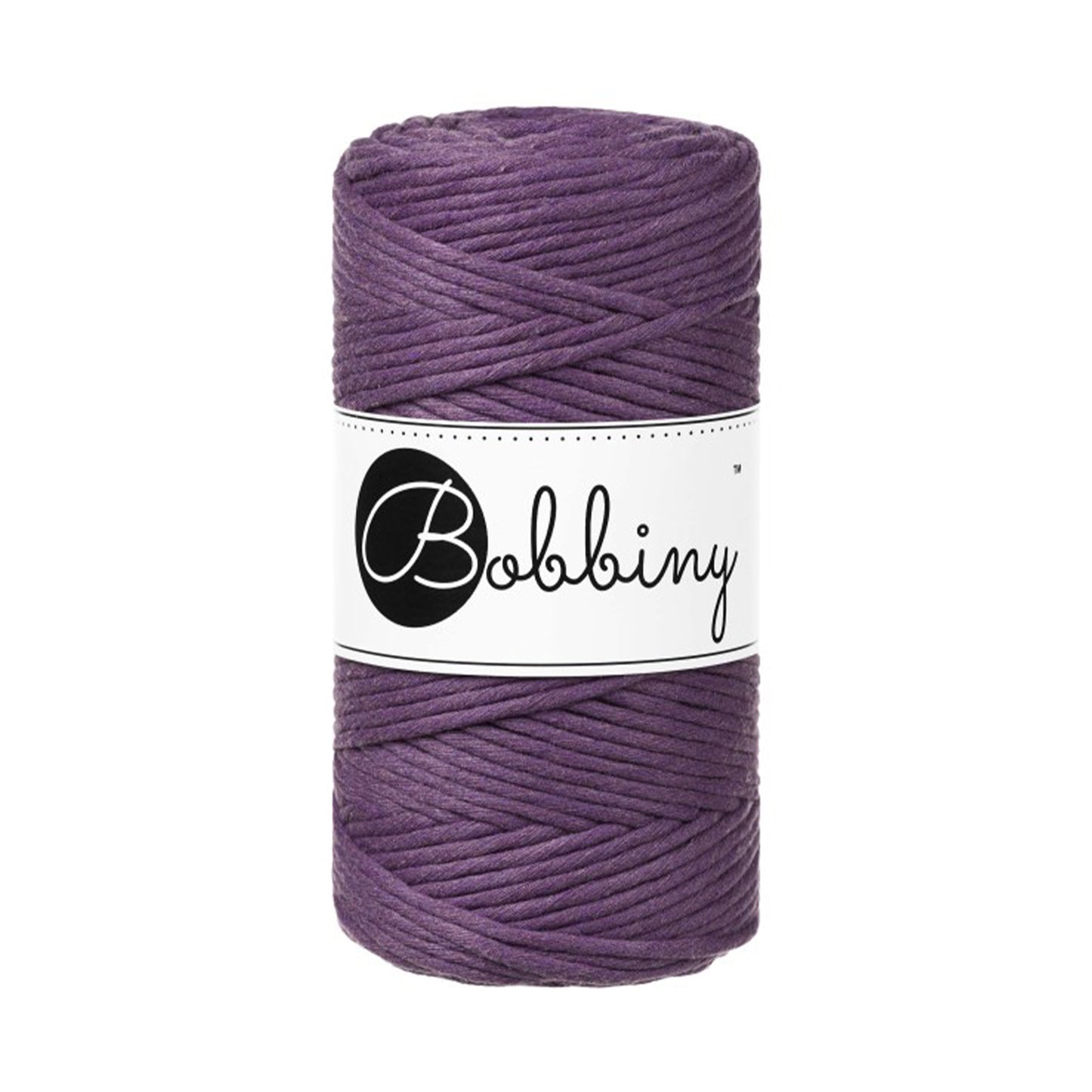 Violet - 3mm Bobbiny Macrame Cord