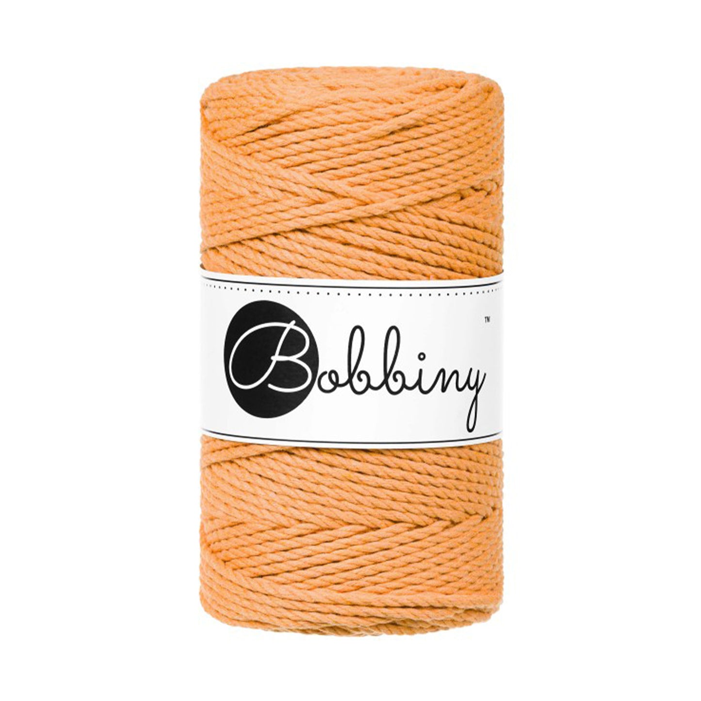 Orange - 3mm 3PLY, Bobbiny Macramé Cord