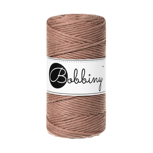 Mocha Mousse - 3mm Bobbiny Macrame Cord