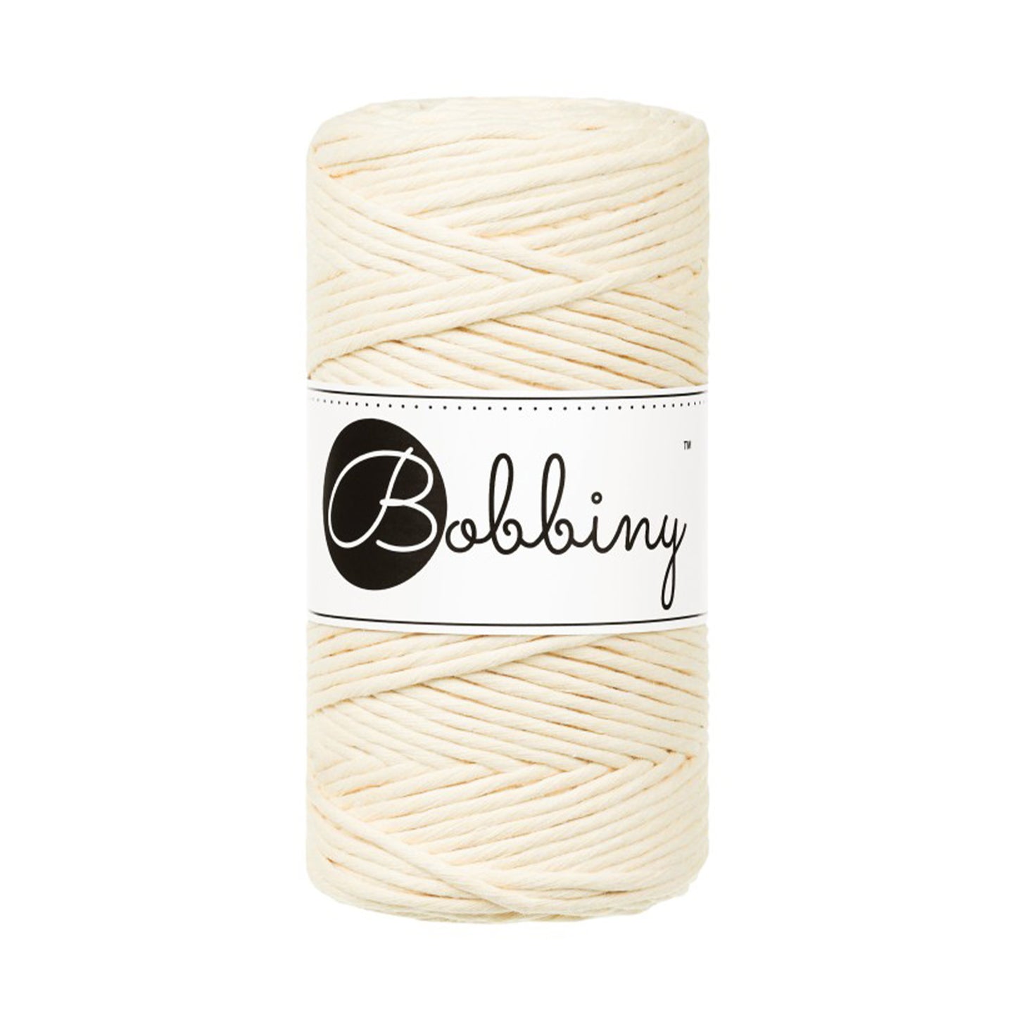 Butter Yellow - 3mm Bobbiny Macrame Cord