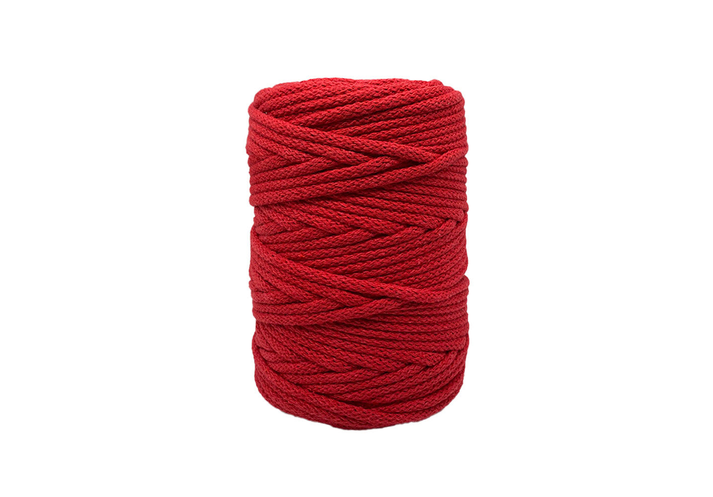 Poinsettia, Burnt Orange & Wine Red - 5mm, Thread Shop Braided Cord