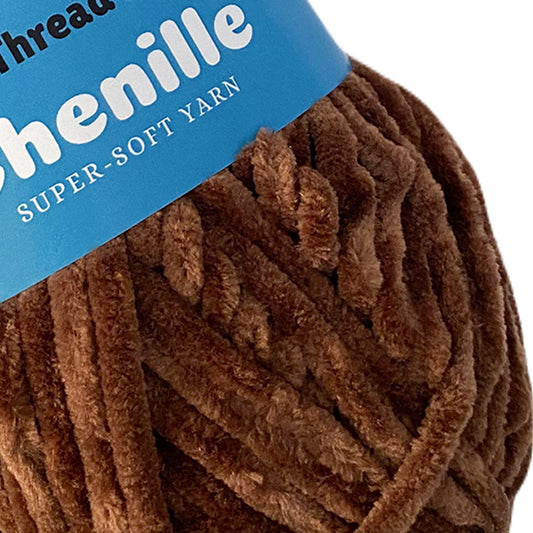 Mocha - Super-Soft Chenille Yarn