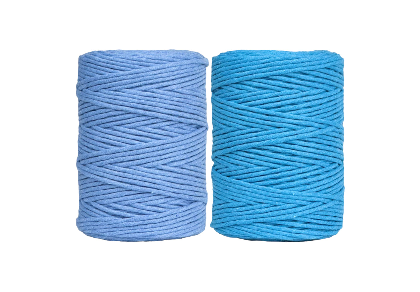 Cerulean Blue & Santorini Blue - 3mm & 5mm, Thread Shop Macramé Cord