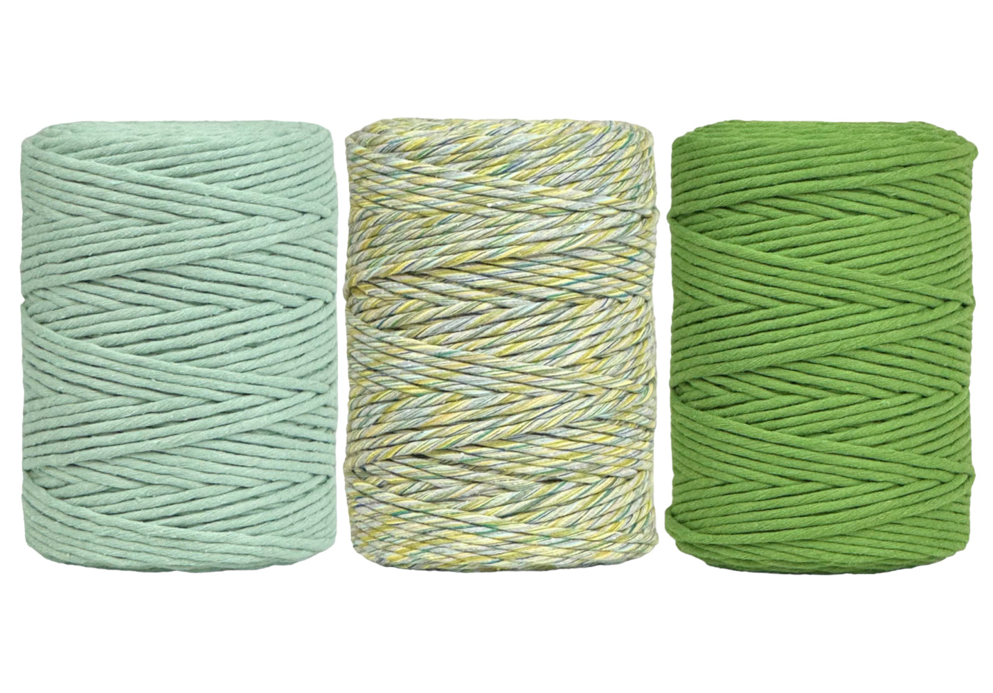 Aloe, Wildflower & Avocado - 3mm & 5mm, Thread Shop Macramé Cord