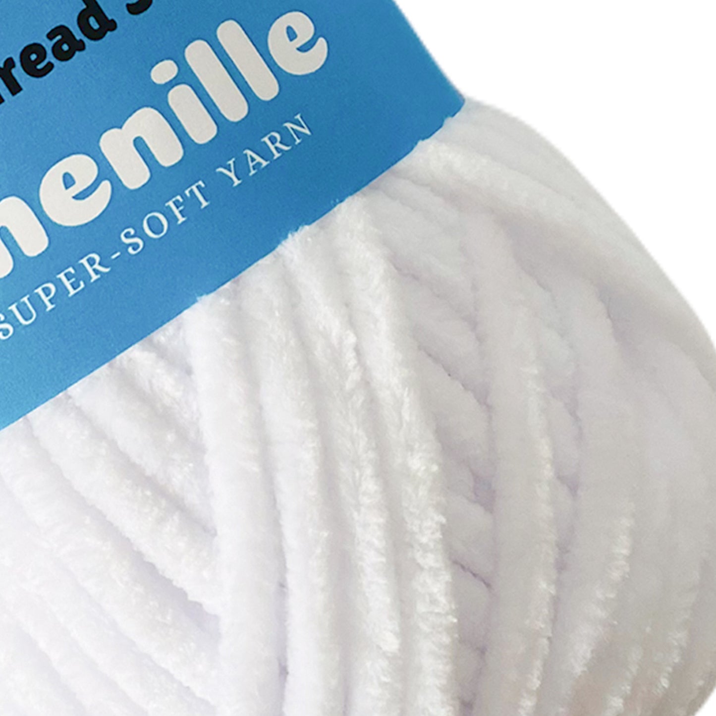 White - Super-Soft Chenille Yarn
