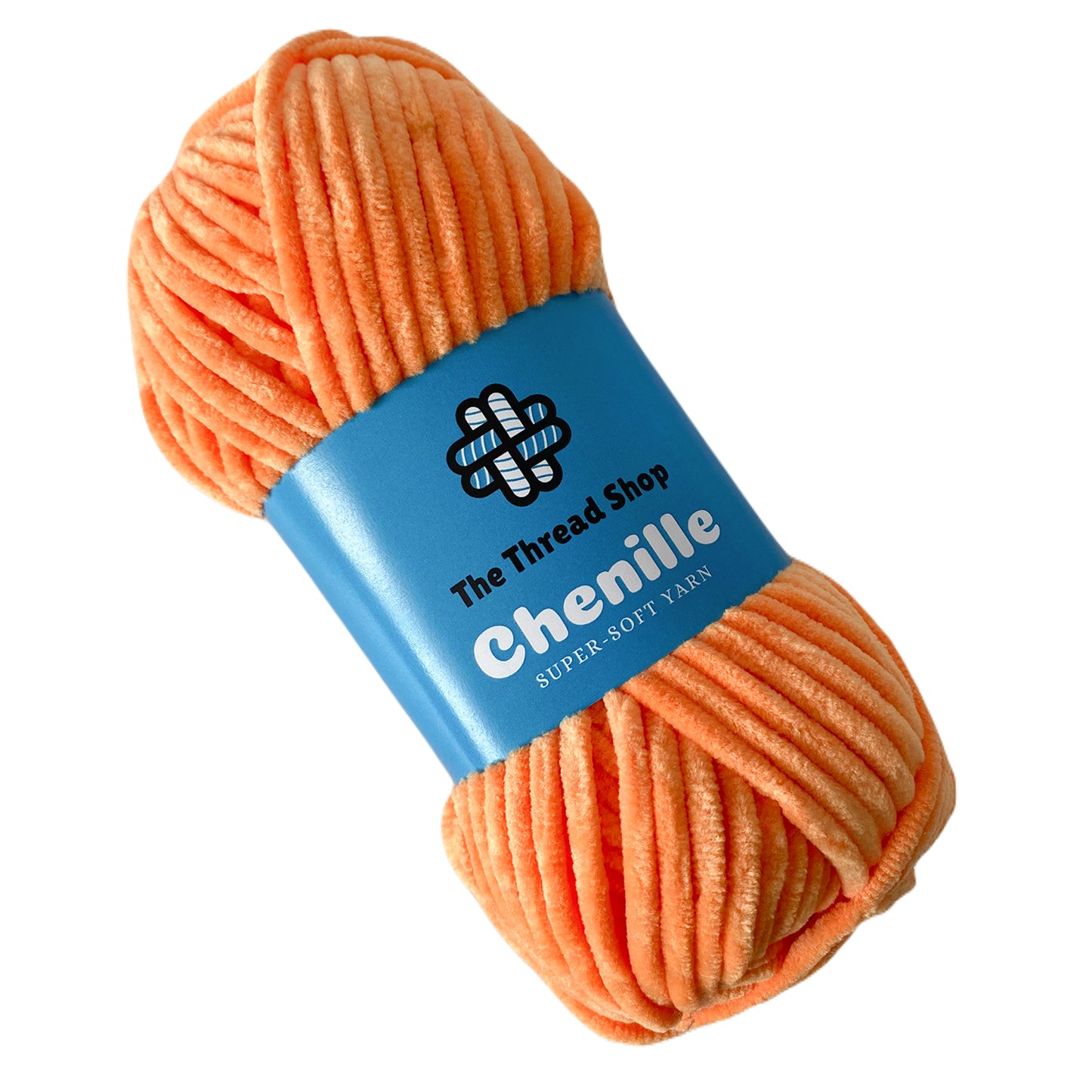 Tangerine - Super-Soft Chenille Yarn