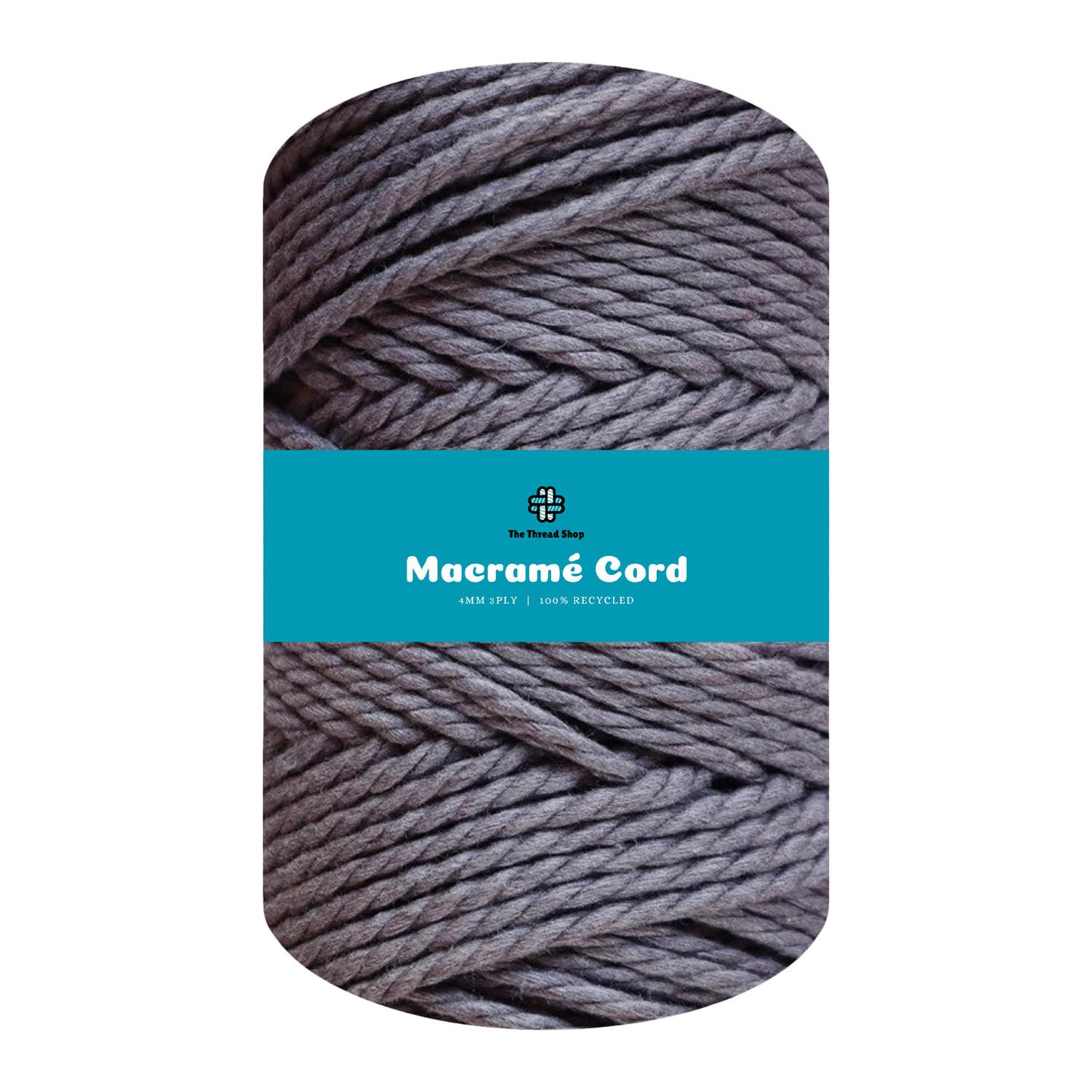 Steel 4mm 3PLY Thread Shop Macramé Cord