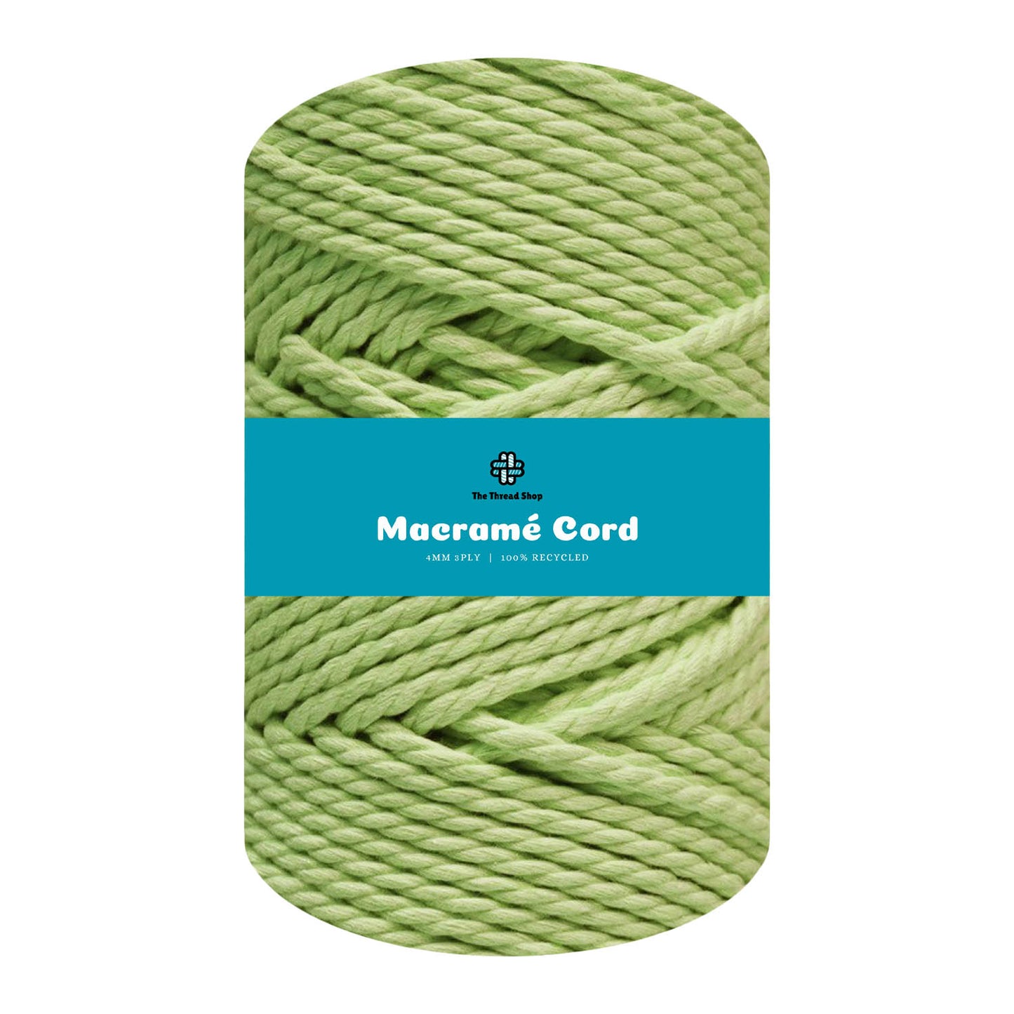 Matcha Green 4mm 3PLY Thread Shop Macramé Cord