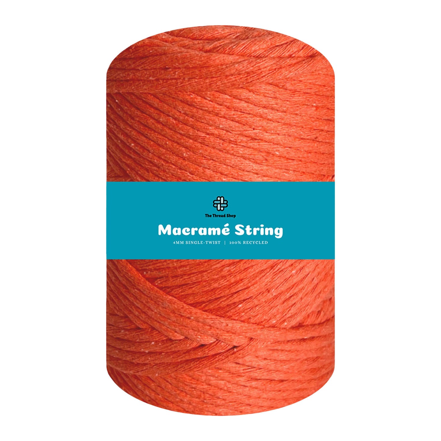 Mandarin Orange - 4mm Thread Shop Macramé String