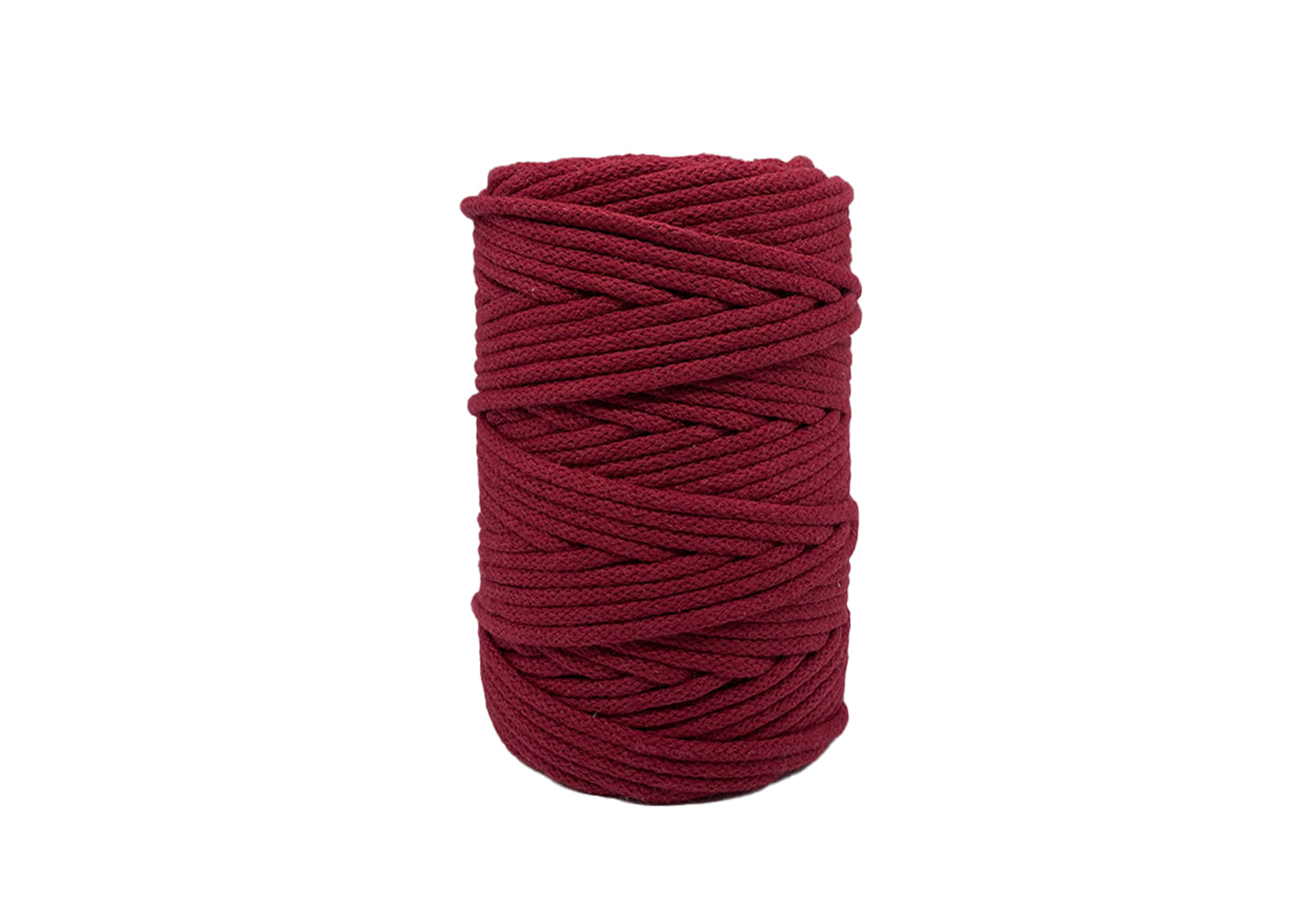 Poinsettia, Burnt Orange & Wine Red - 5mm, Thread Shop Braided Cord