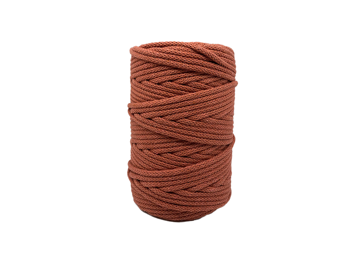 Poinsettia, Burnt Orange & Wine Red - 5mm, Thread Shop Braided Cord