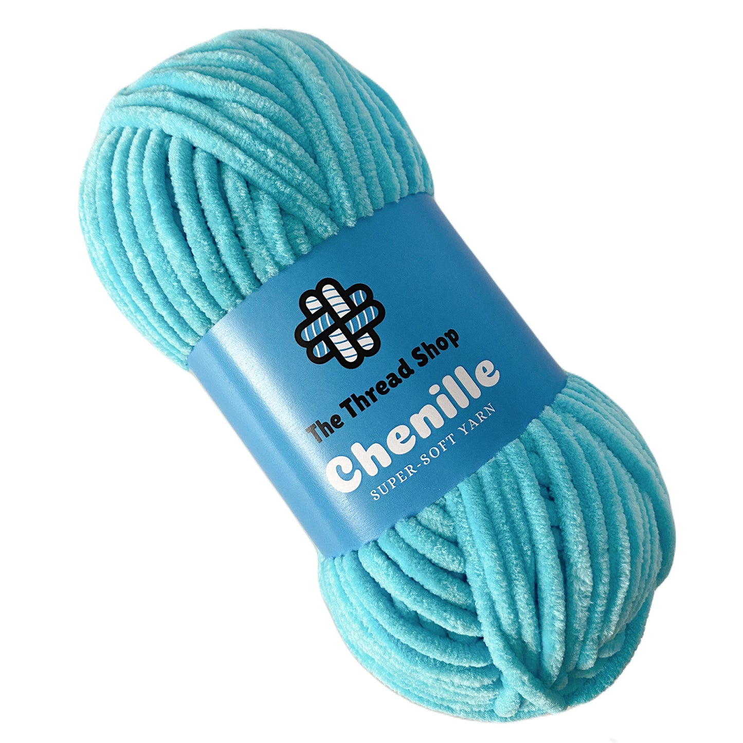 Aqua - Super-Soft Chenille Yarn