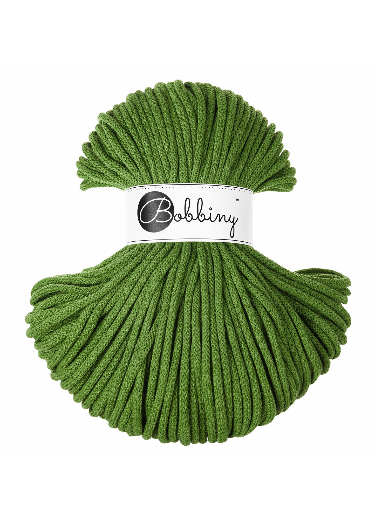 Moss Green - 5mm Bobbiny Braided Cord