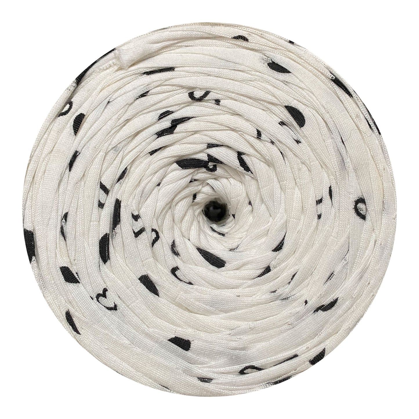 Black Heart Print - Thread Shop T-Shirt Yarn