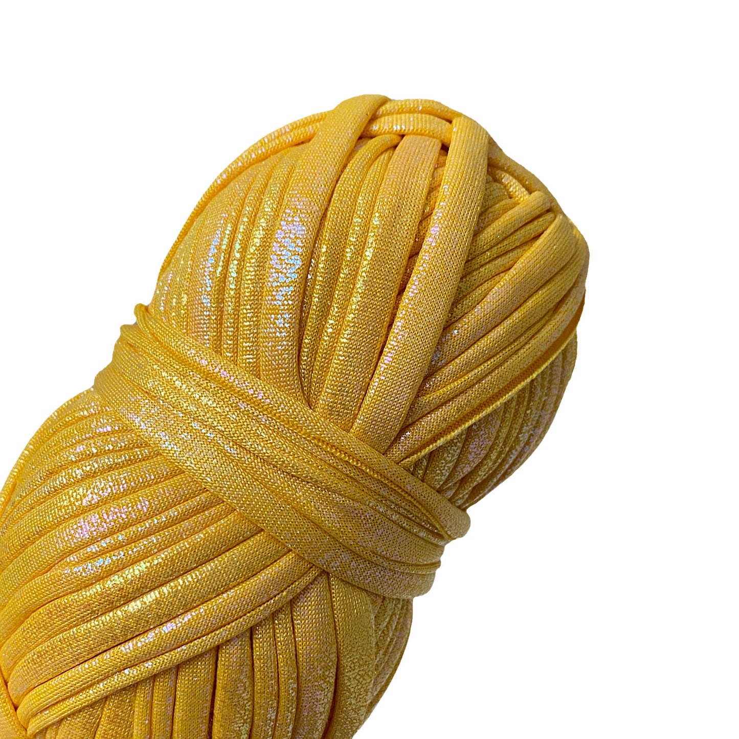 Golden Citrine - Metallic Pearl T-shirt Yarn