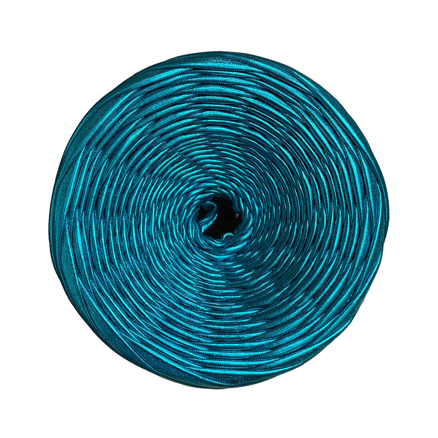 Turquoise Metallic T-shirt Yarn