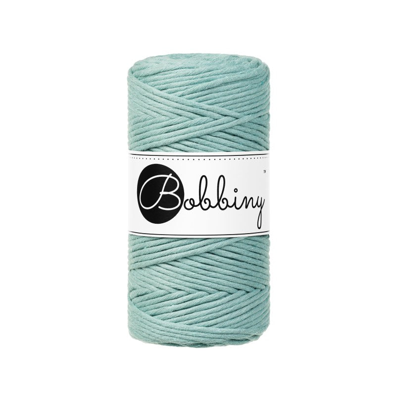 Duck Egg Blue - 1.5mm, 3mm & 5mm, Bobbiny Macrame Cord