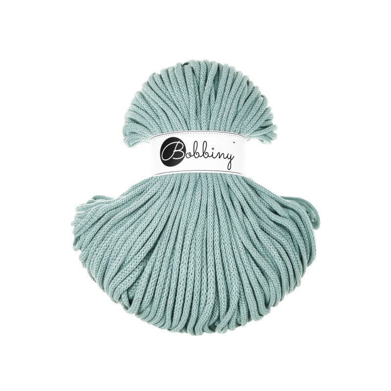 Duck Egg Blue - 3mm, 5mm & 9mm, Bobbiny Braided Cord