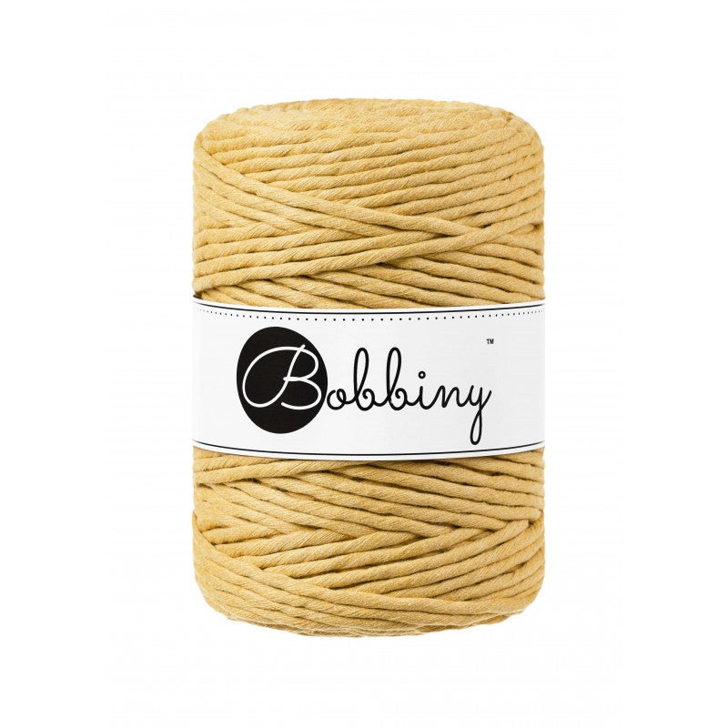 Honey - 3mm & 5mm Bobbiny Macrame Cord