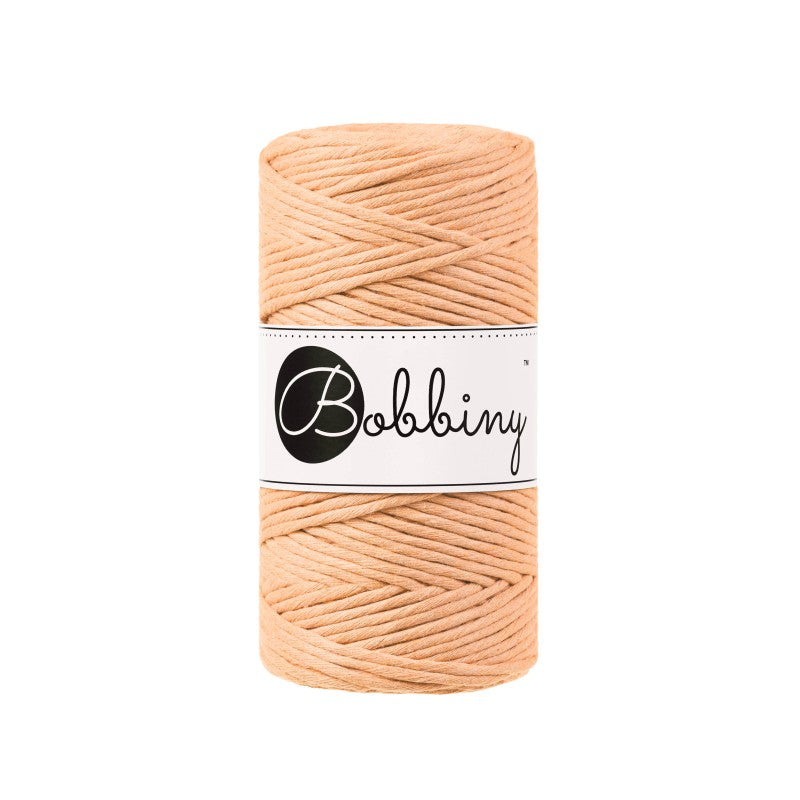 Peach Fuzz - 1.5mm, 3mm & 5mm, Bobbiny Macrame Cord