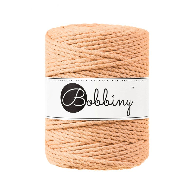 Peach Fuzz 3mm & 5mm 3PLY, Bobbiny Macramé Cord