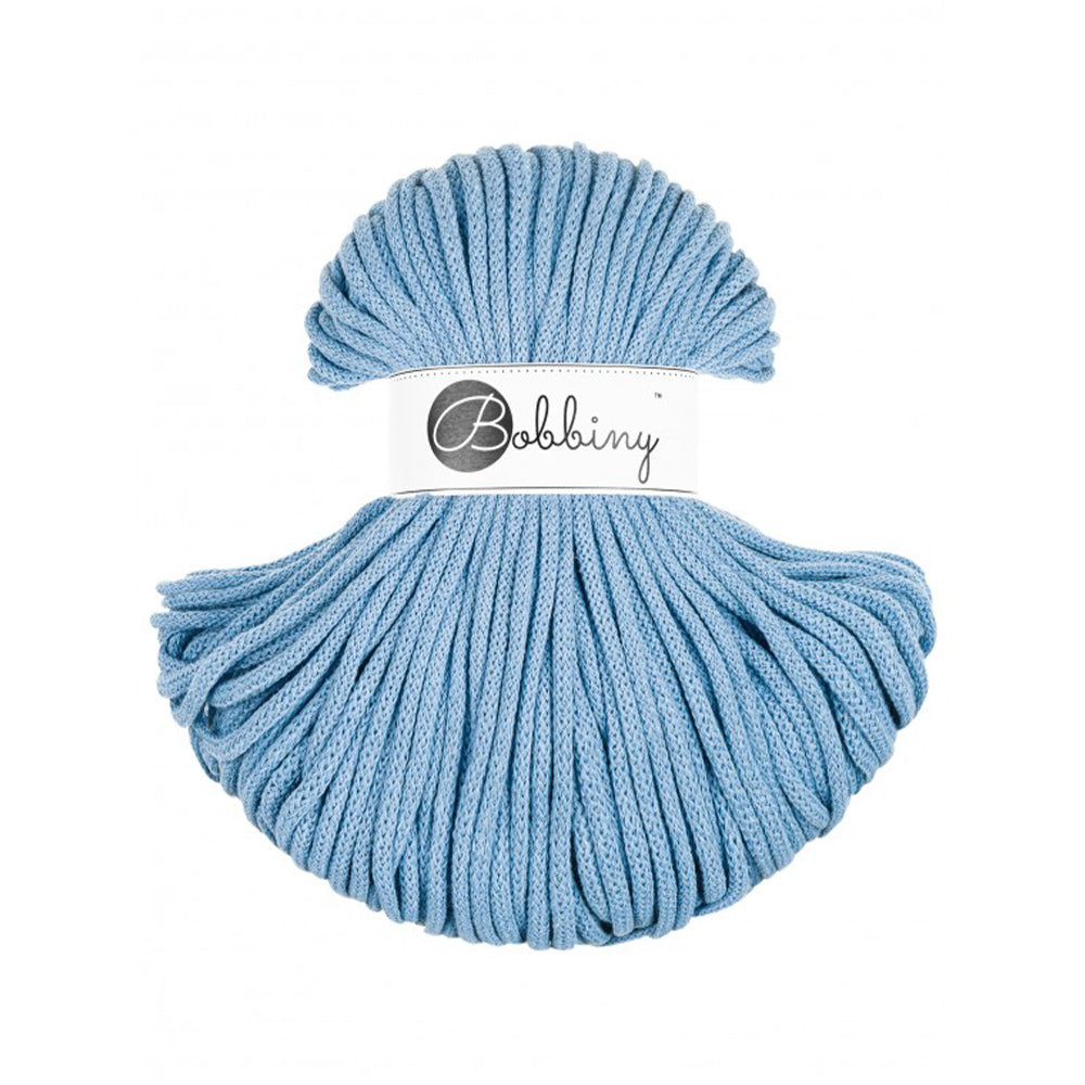 Perfect Blue - 5mm Bobbiny Braided Cord