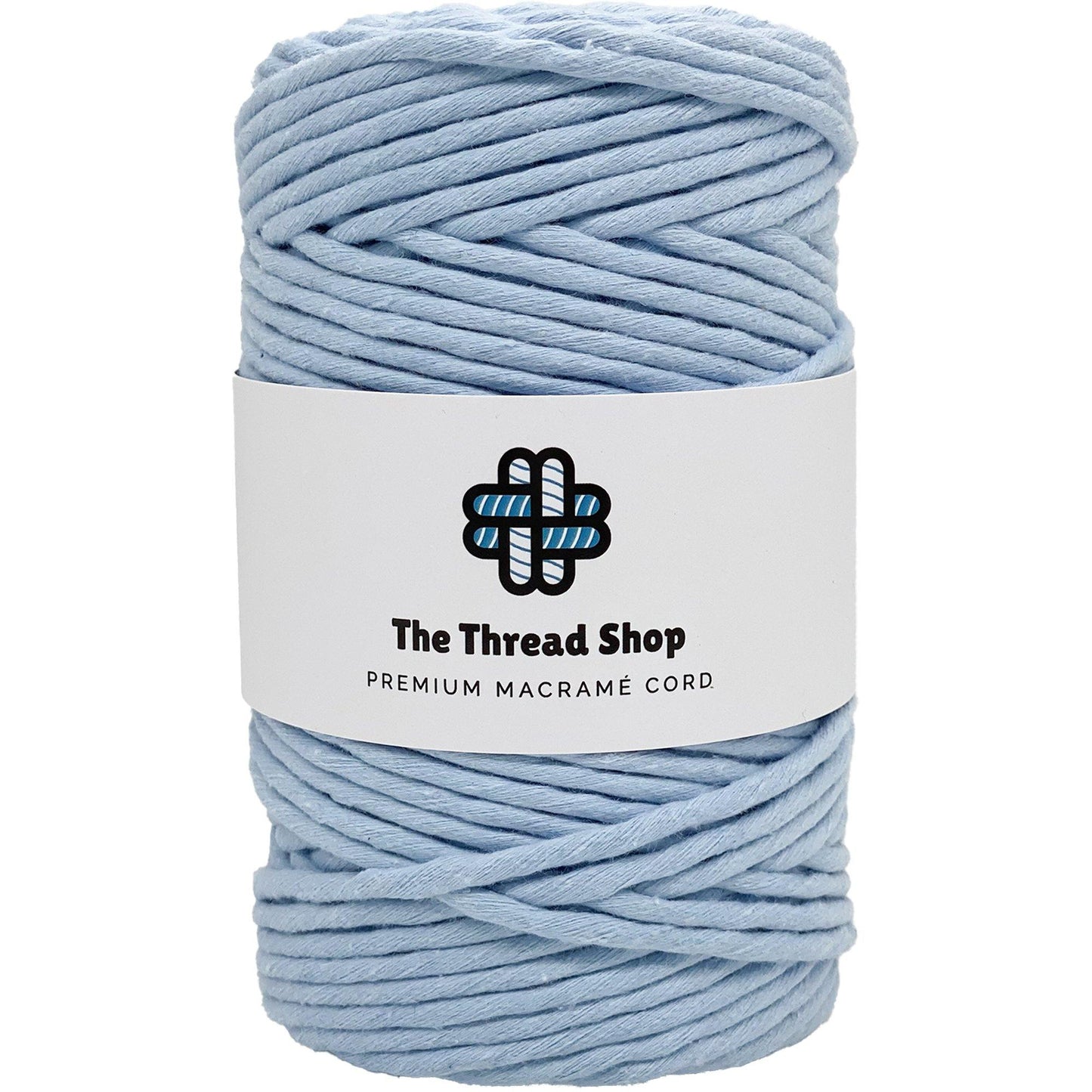 Sky Blue - 3mm & 5mm, Thread Shop Macramé Cord