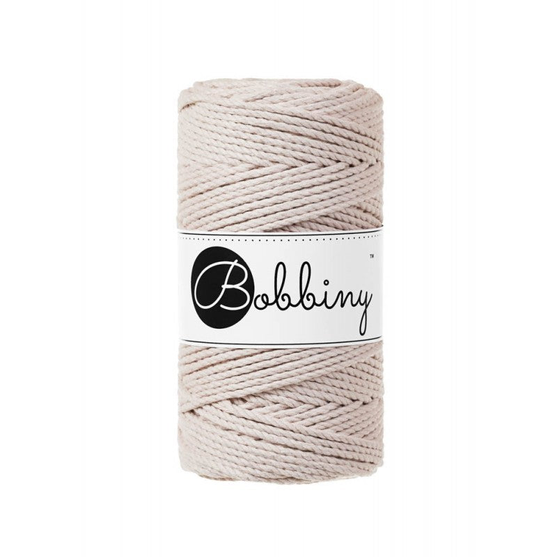 Nude 3mm & 5mm 3PLY, Bobbiny Macramé Cord