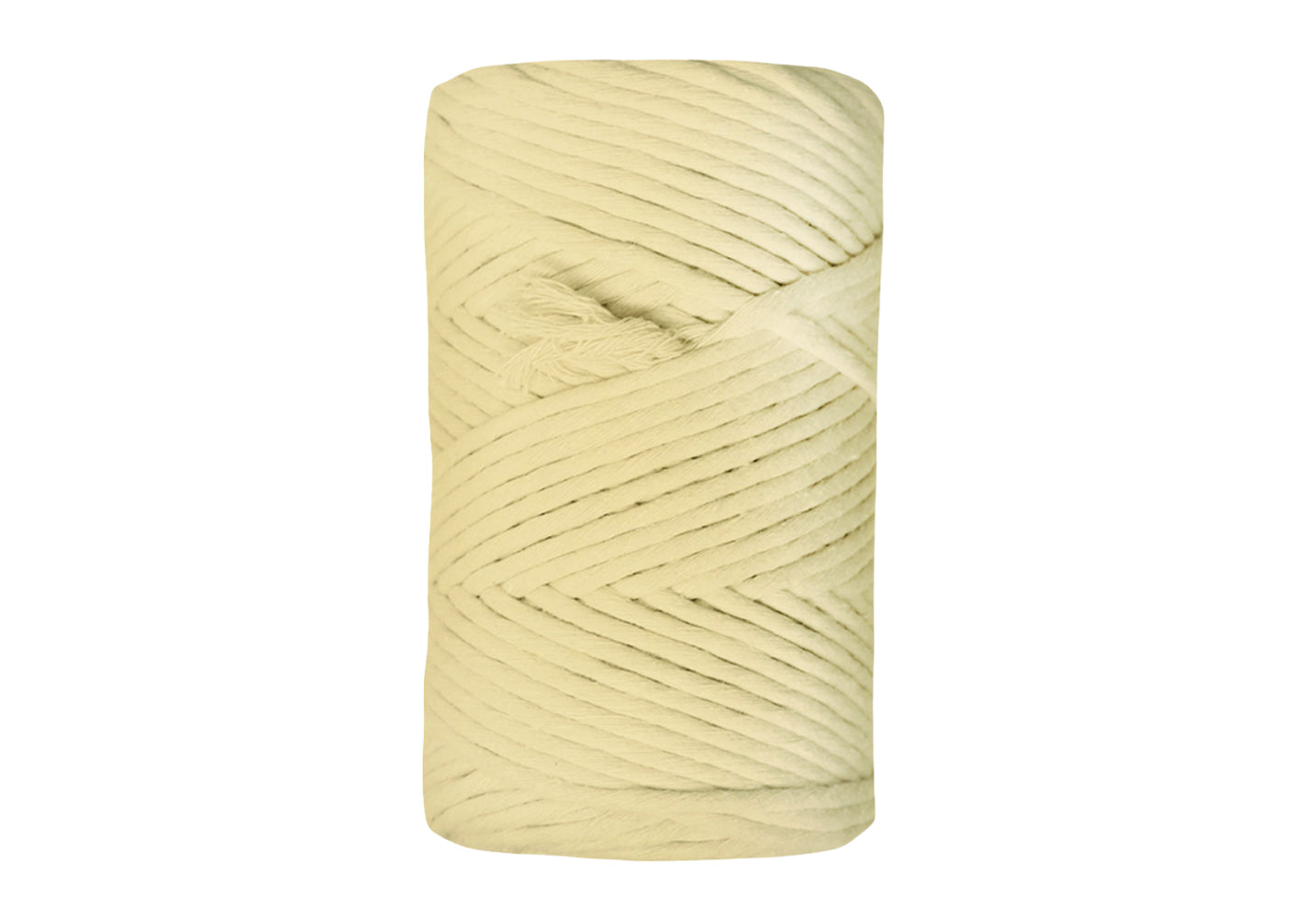 Linen & Lemon Yellow - 4mm, Thread Shop Macramé Cord