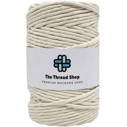 Natural - 3mm & 5mm, Thread Shop Macramé Cord