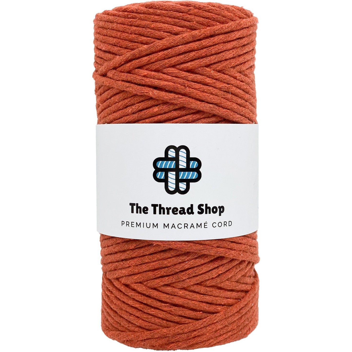 Burnt Orange & Poinsettia - 3mm & 5mm, Thread Shop Macramé Cord