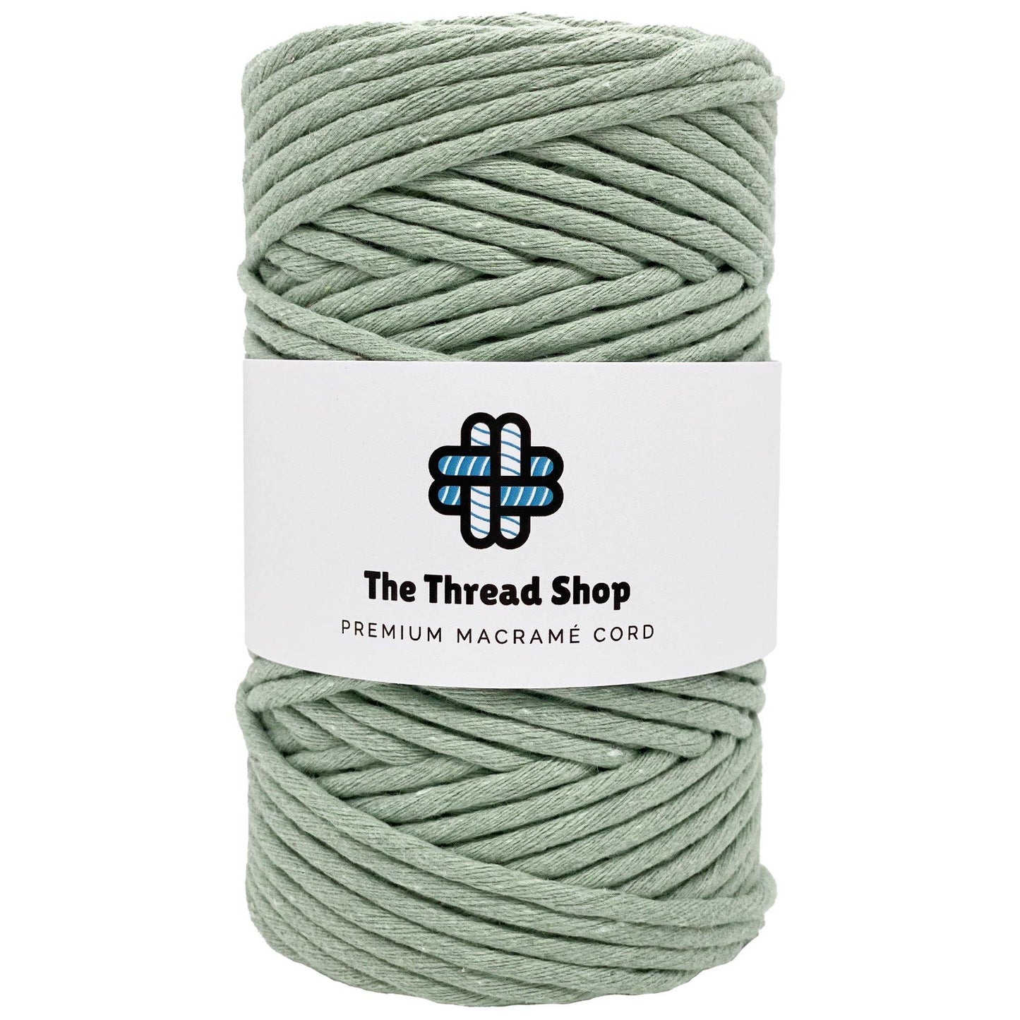 Light Sage & Green Lily - 4mm, Thread Shop Macramé Cord