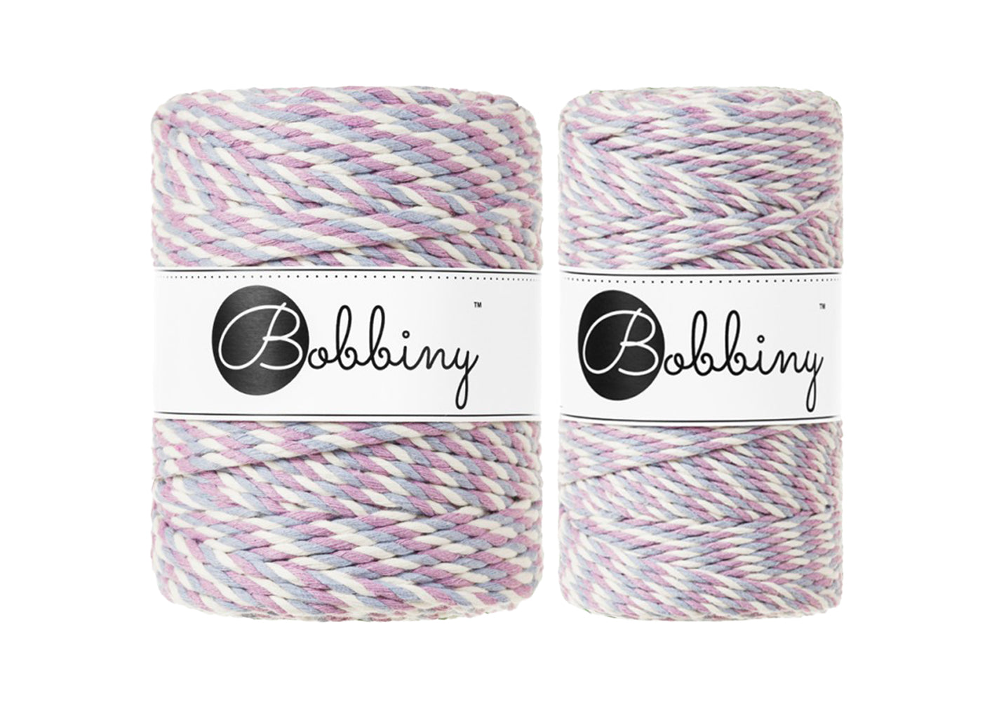 Magic Iris 3mm & 5mm 3PLY, Bobbiny Macramé Cord