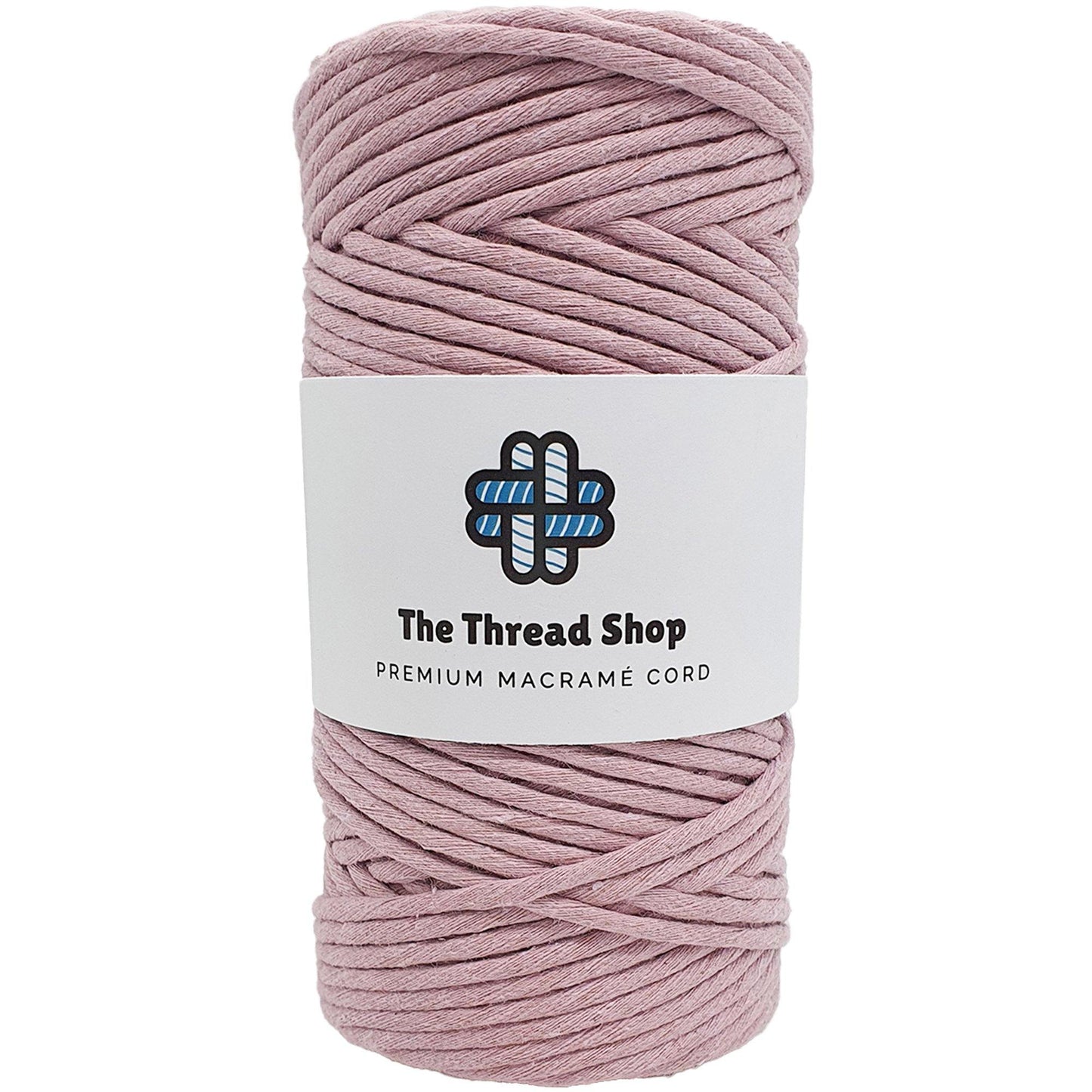 Dusty Pink - 3mm & 5mm, Thread Shop Macramé Cord
