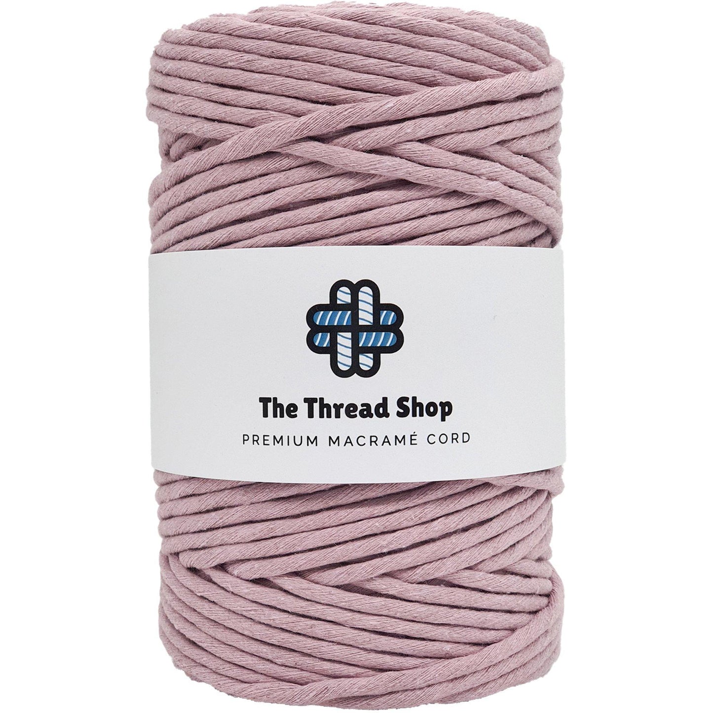 Dusty Pink - 3mm & 5mm, Thread Shop Macramé Cord