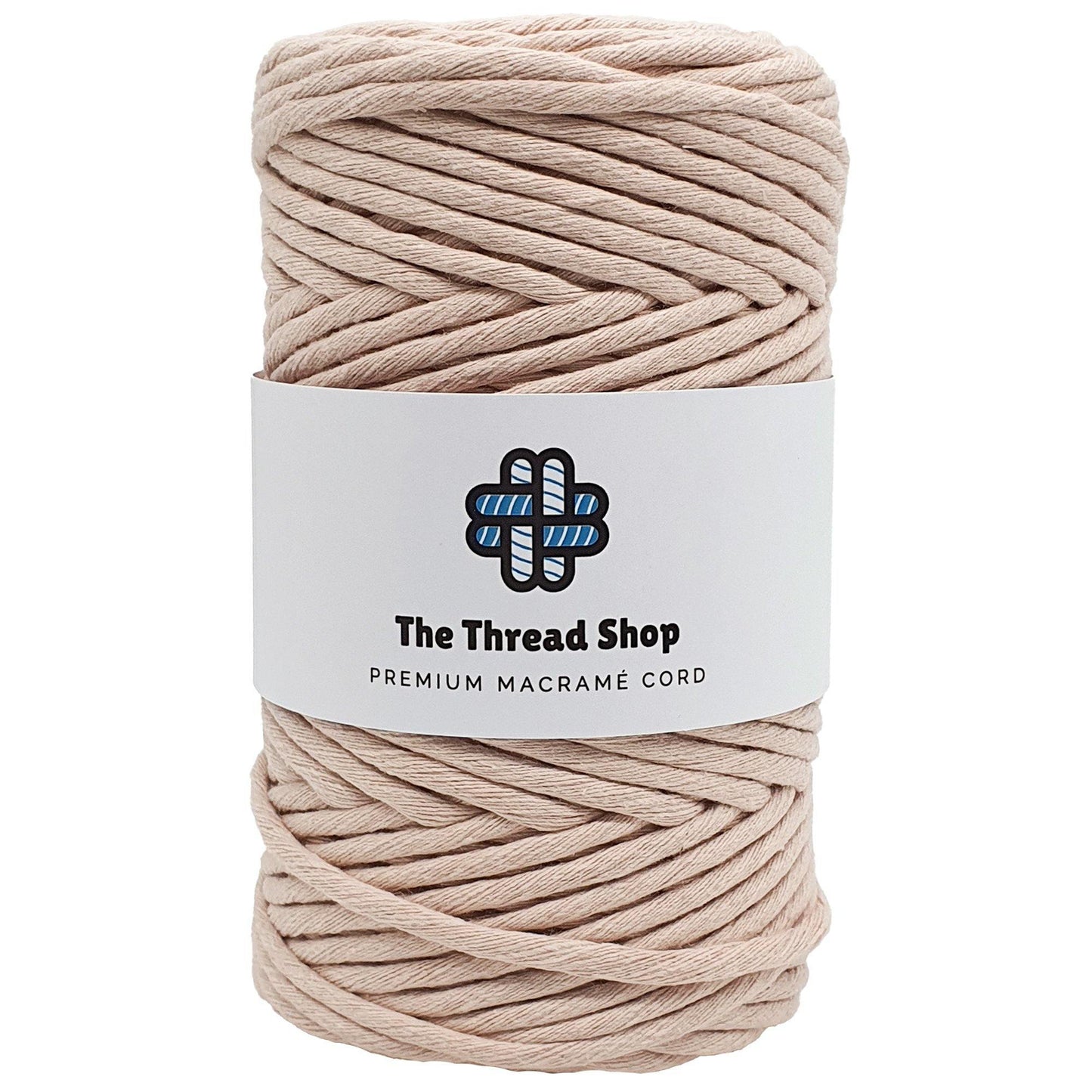 Light Coral & Petal Pink - 4mm, Thread Shop Macramé Cord
