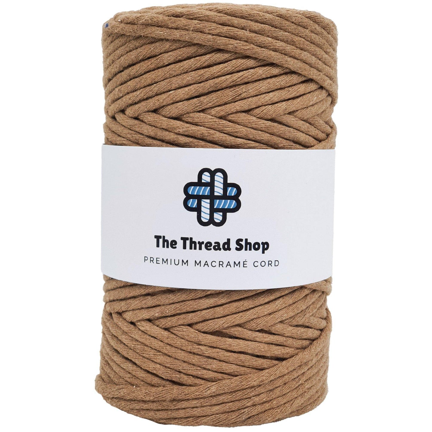 Caramel, Fudge, Spice - 4mm, Thread Shop Macramé Cord