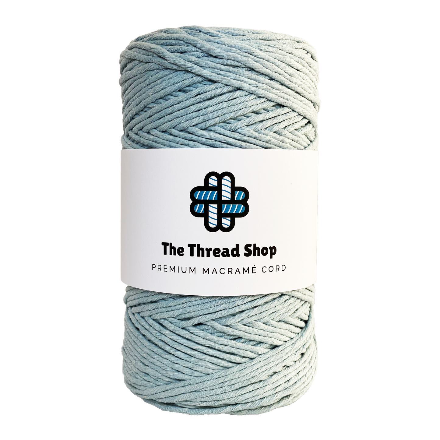Washed Denim, Prussian Blue, Misty - 4mm, Thread Shop Macramé Cord