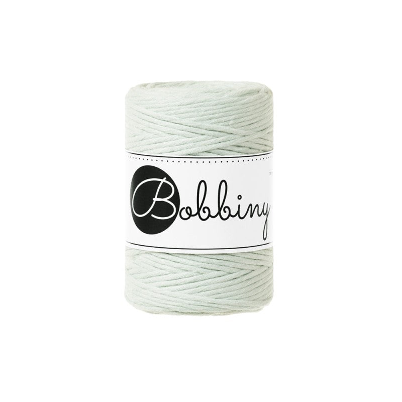 Milky Green - 1.5mm, 3mm & 5mm, Bobbiny Macrame Cord