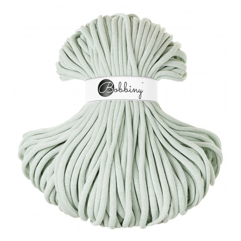 Milky Green - 3mm, 5mm & 9mm, Bobbiny Braided Cord