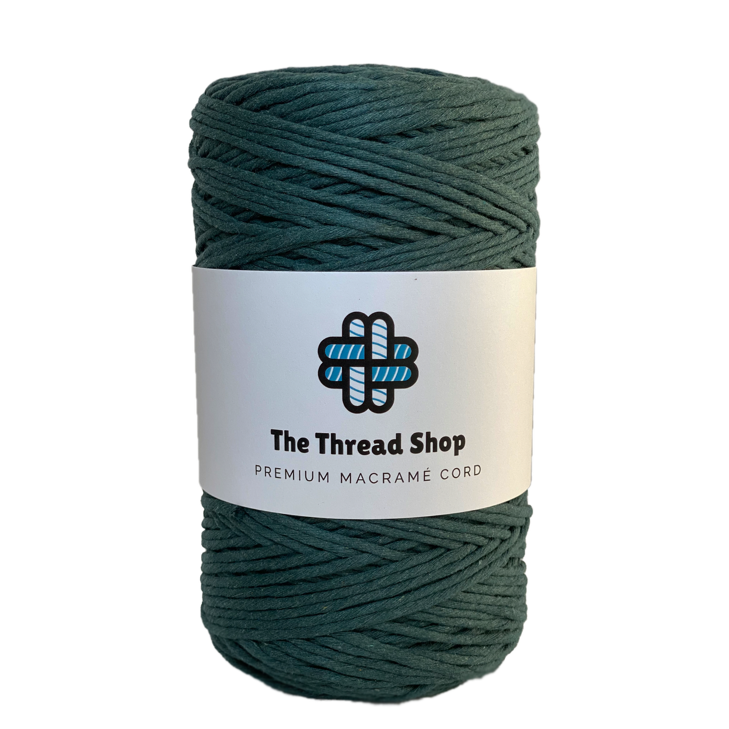 Pistachio & Pine - 4mm, Thread Shop Macramé Cord