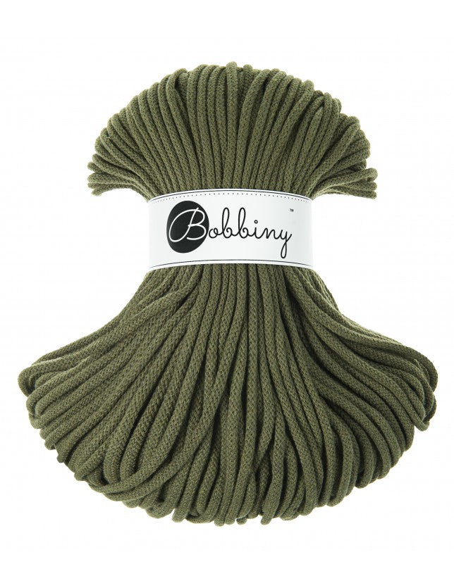 Avocado - 3mm, 5mm & 9mm, Bobbiny Braided Cord