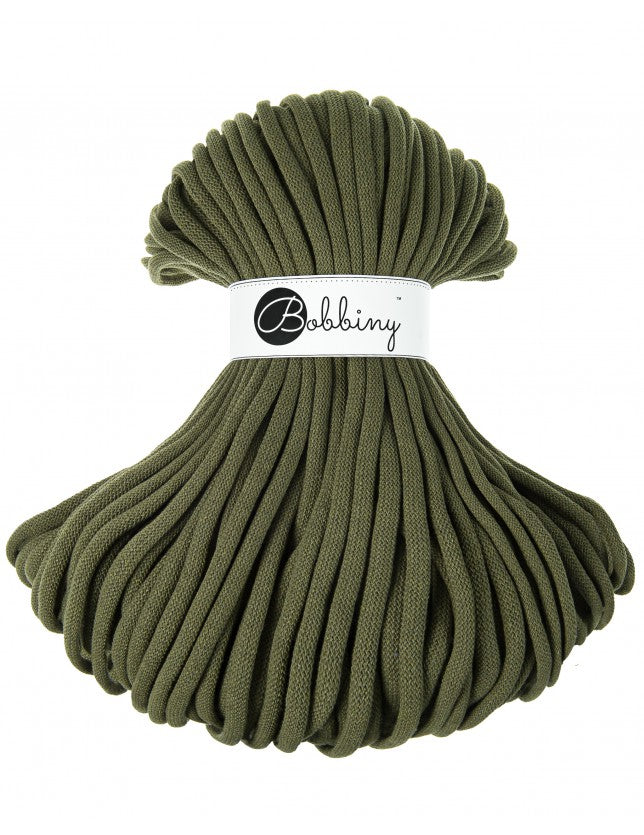 Avocado - 3mm, 5mm & 9mm, Bobbiny Braided Cord