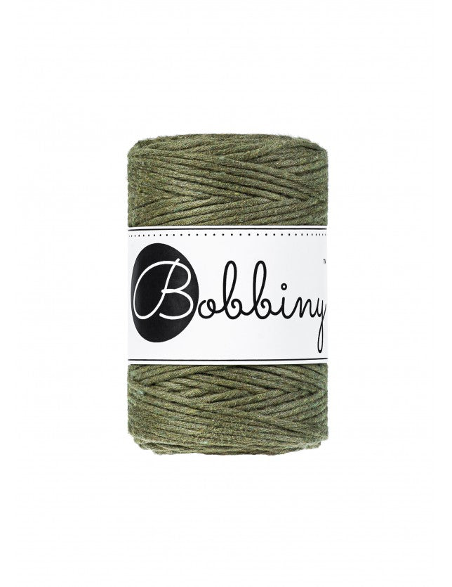 Avocado - 1.5mm, 3mm & 5mm, Bobbiny Macrame Cord
