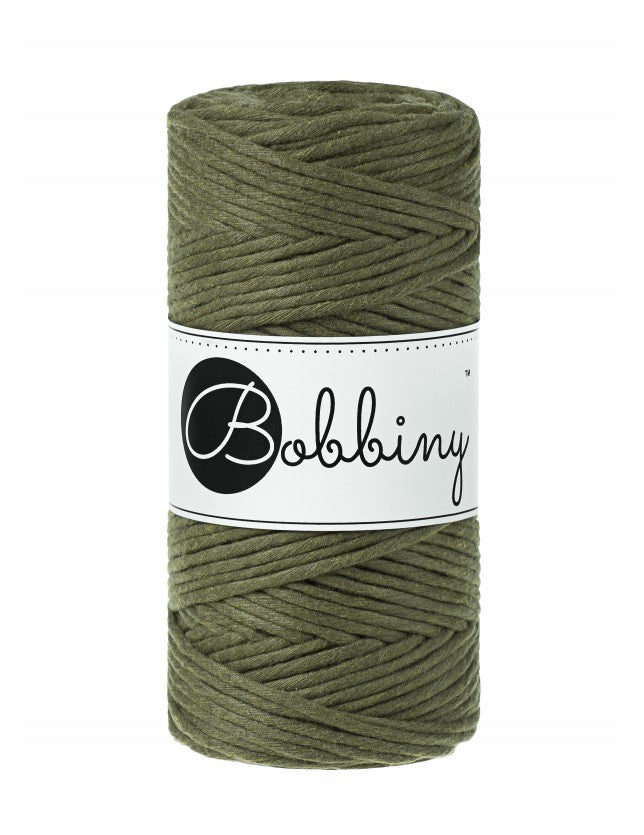 Avocado - 1.5mm, 3mm & 5mm, Bobbiny Macrame Cord