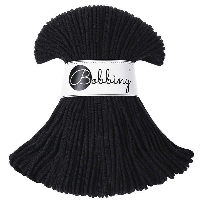 Black - 3mm, 5mm & 9mm, Bobbiny Braided Cord