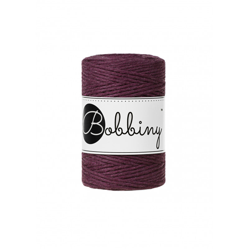 Blackberry - 1.5mm, 3mm & 5mm, Bobbiny Macrame Cord