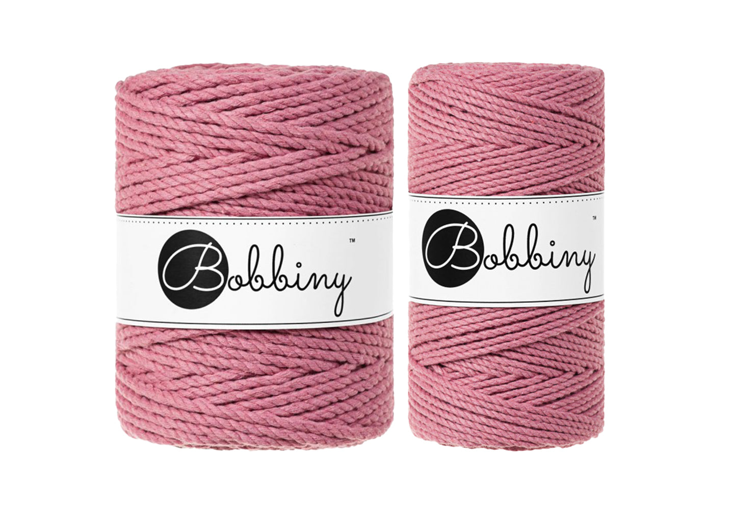 Blossom 3mm & 5mm 3PLY, Bobbiny Macramé Cord