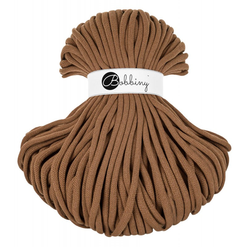 Caramel - 3mm, 5mm & 9mm, Bobbiny Braided Cord