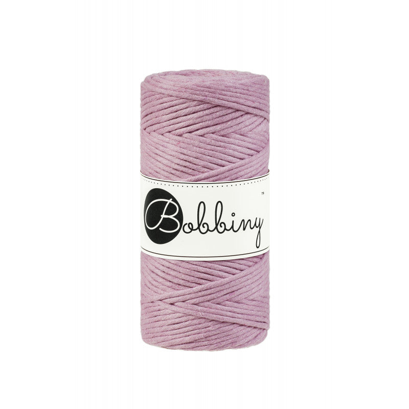 Dusty Pink - 1.5mm, 3mm & 5mm, Bobbiny Macrame Cord